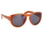 Dries Van Noten Unisex Round Grey Sunglasses