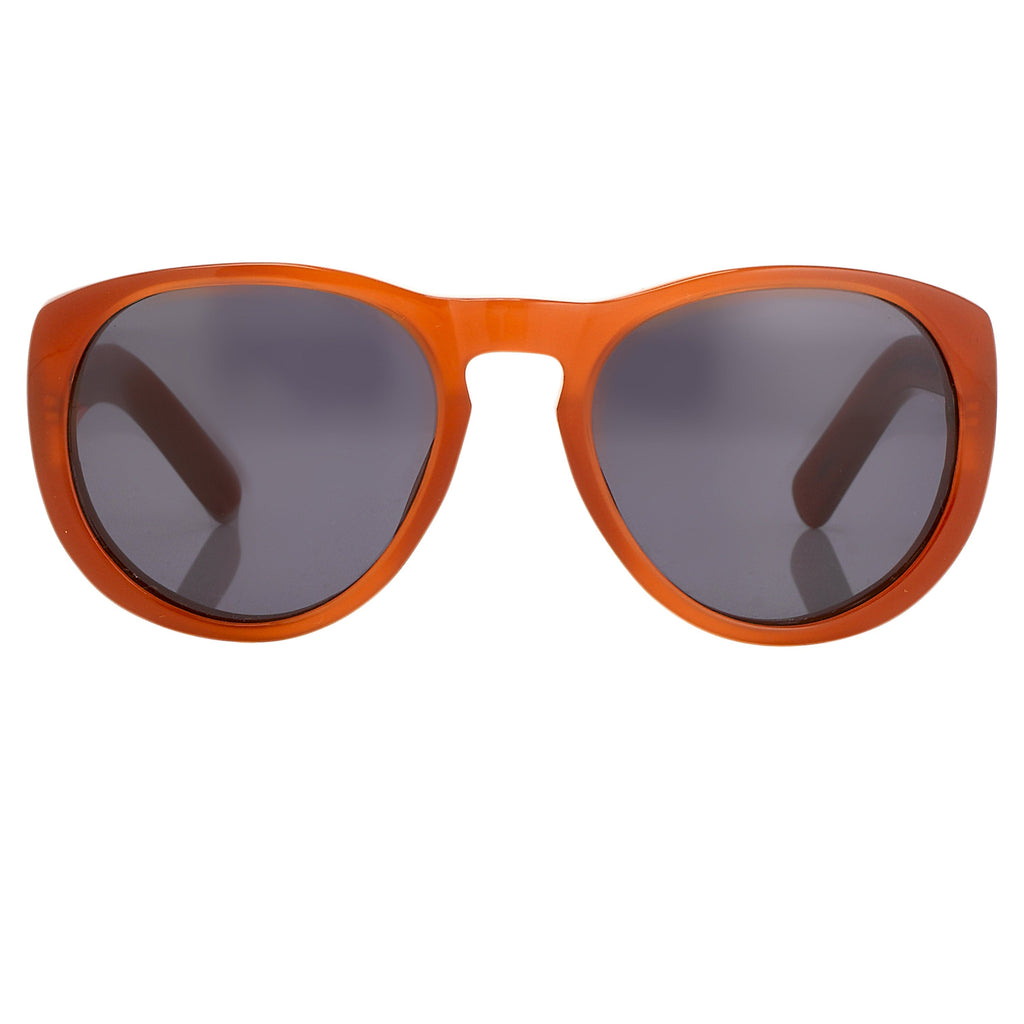 Dries Van Noten Unisex Round Grey Sunglasses