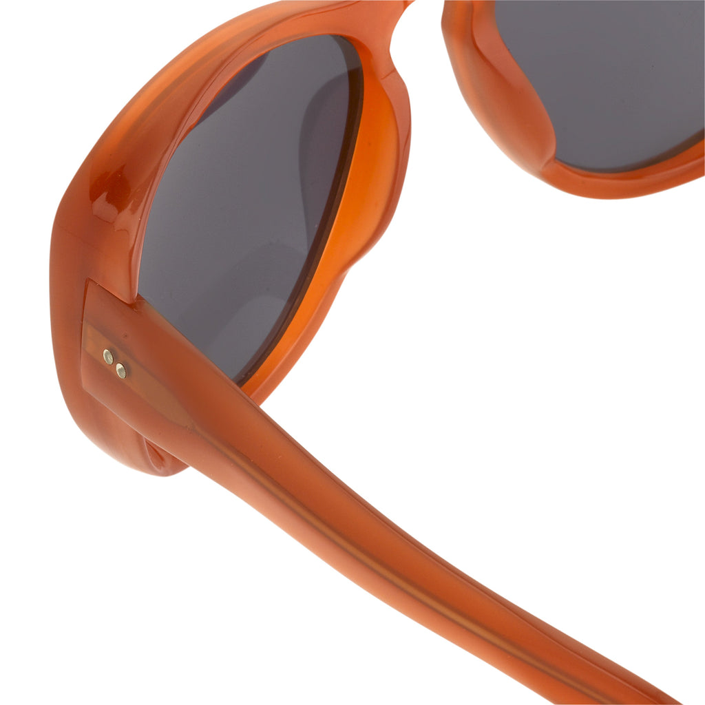 Dries Van Noten Unisex Round Grey Sunglasses