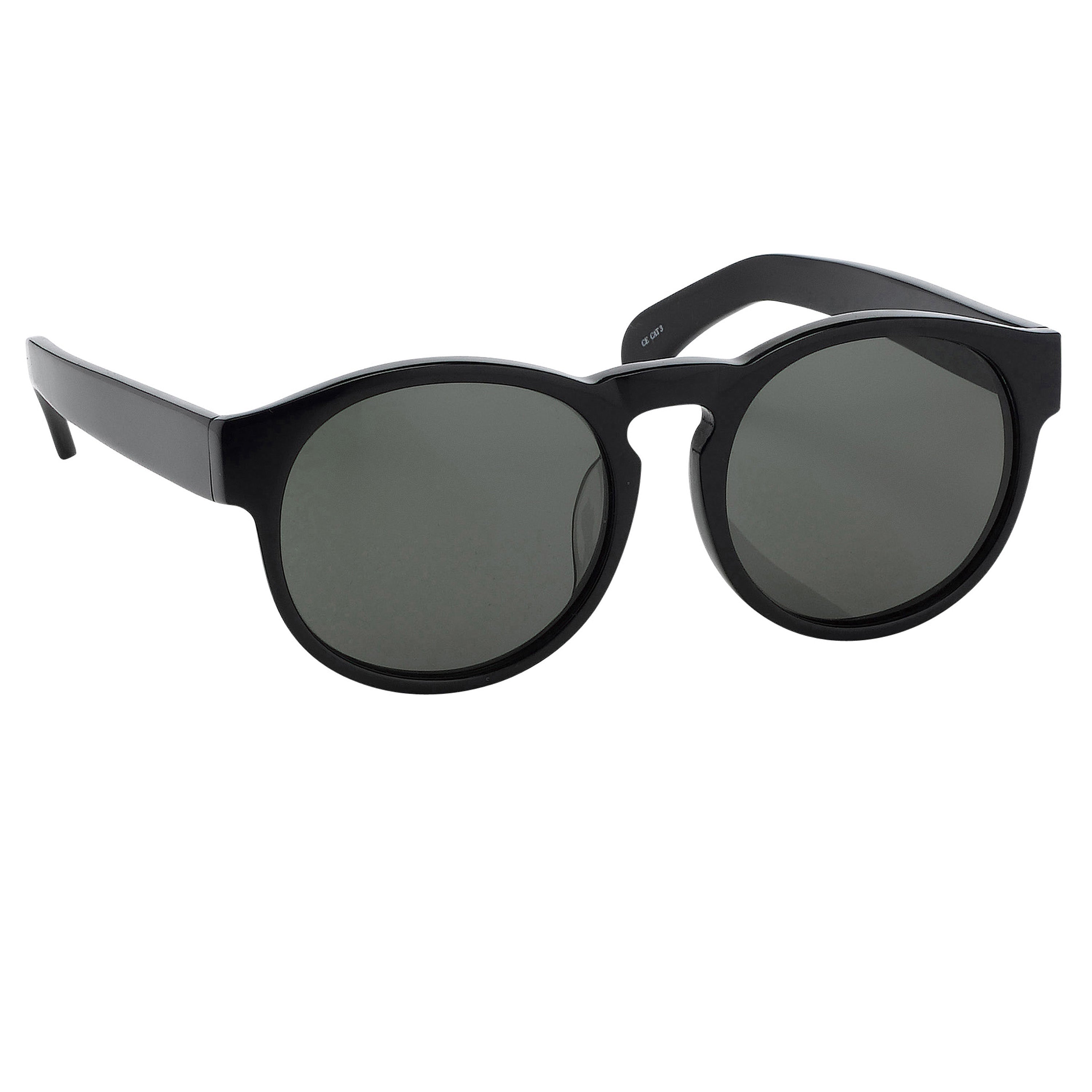 Dries Van Noten Unisex Round Grey Sunglasses