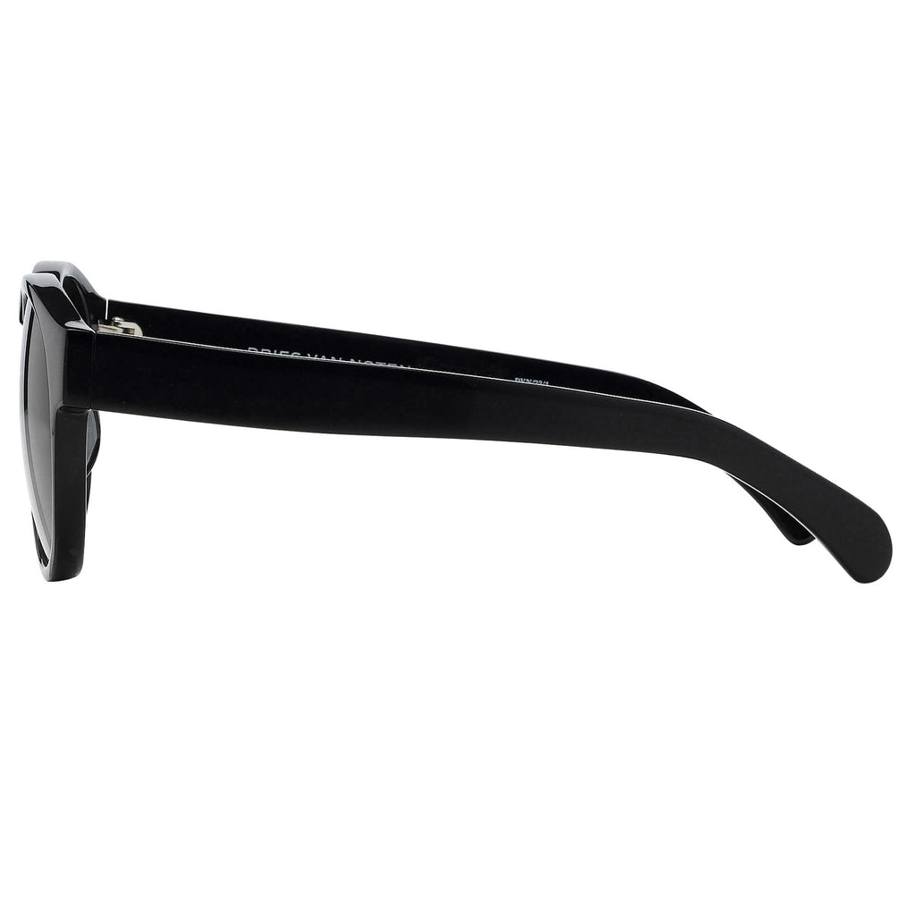 Dries Van Noten Unisex Round Grey Sunglasses