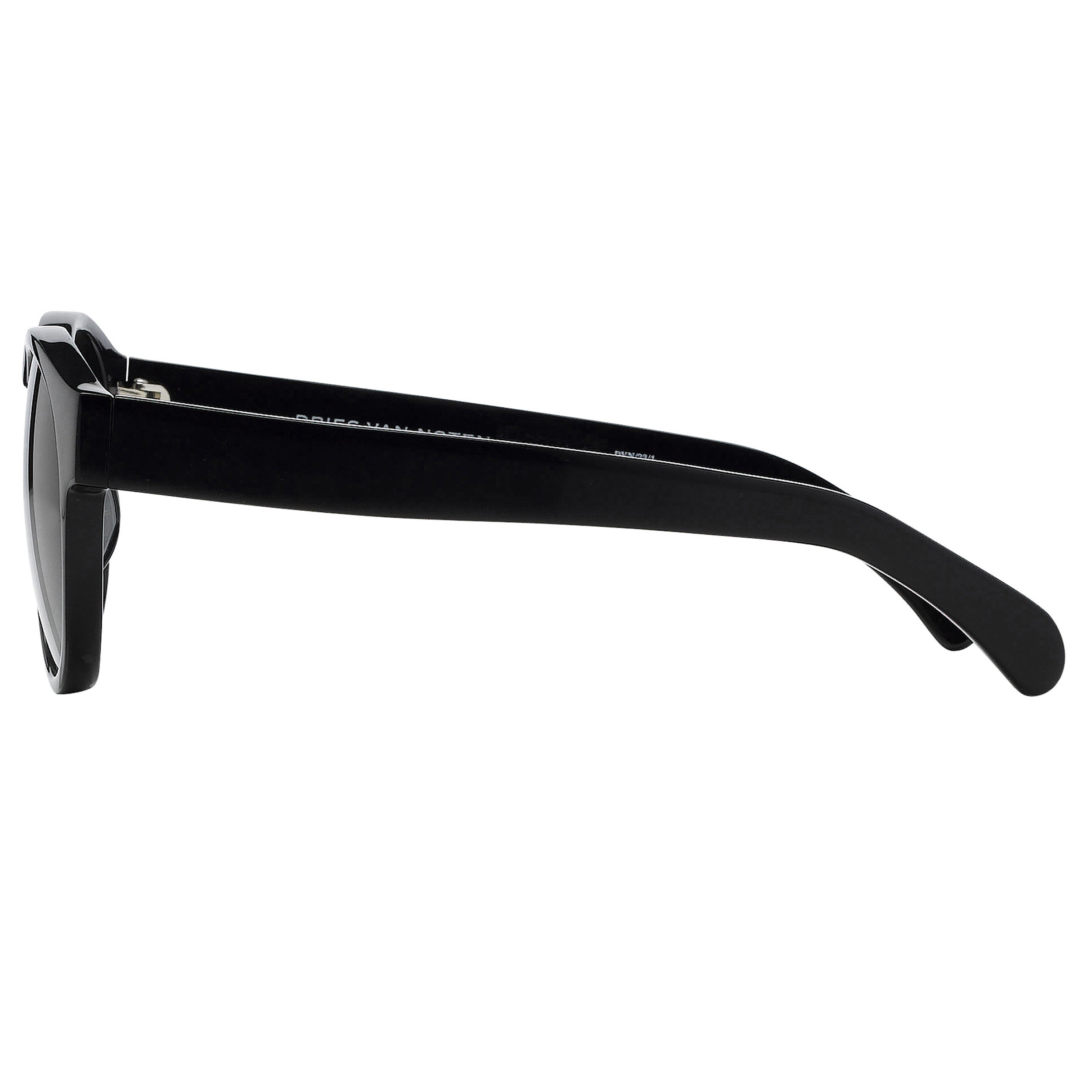 Dries Van Noten Unisex Round Grey Sunglasses