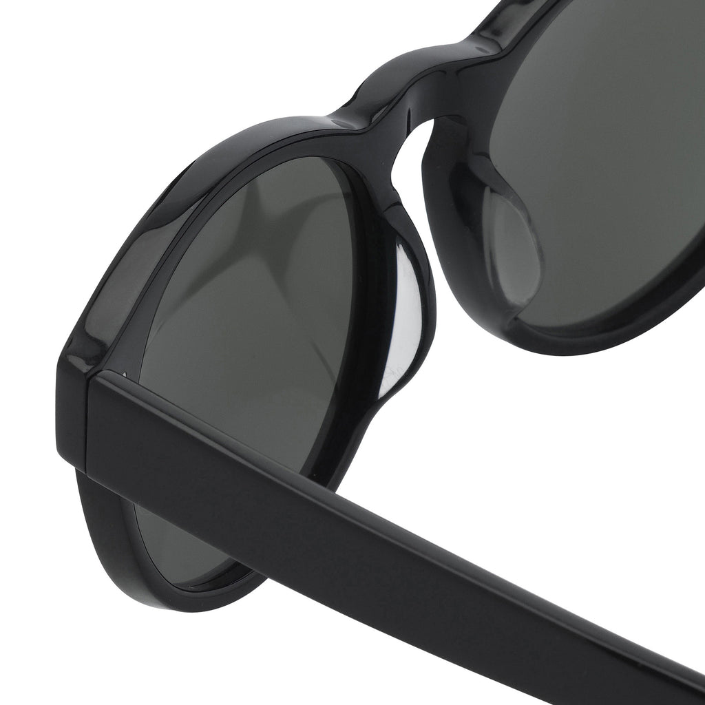 Dries Van Noten Unisex Round Grey Sunglasses