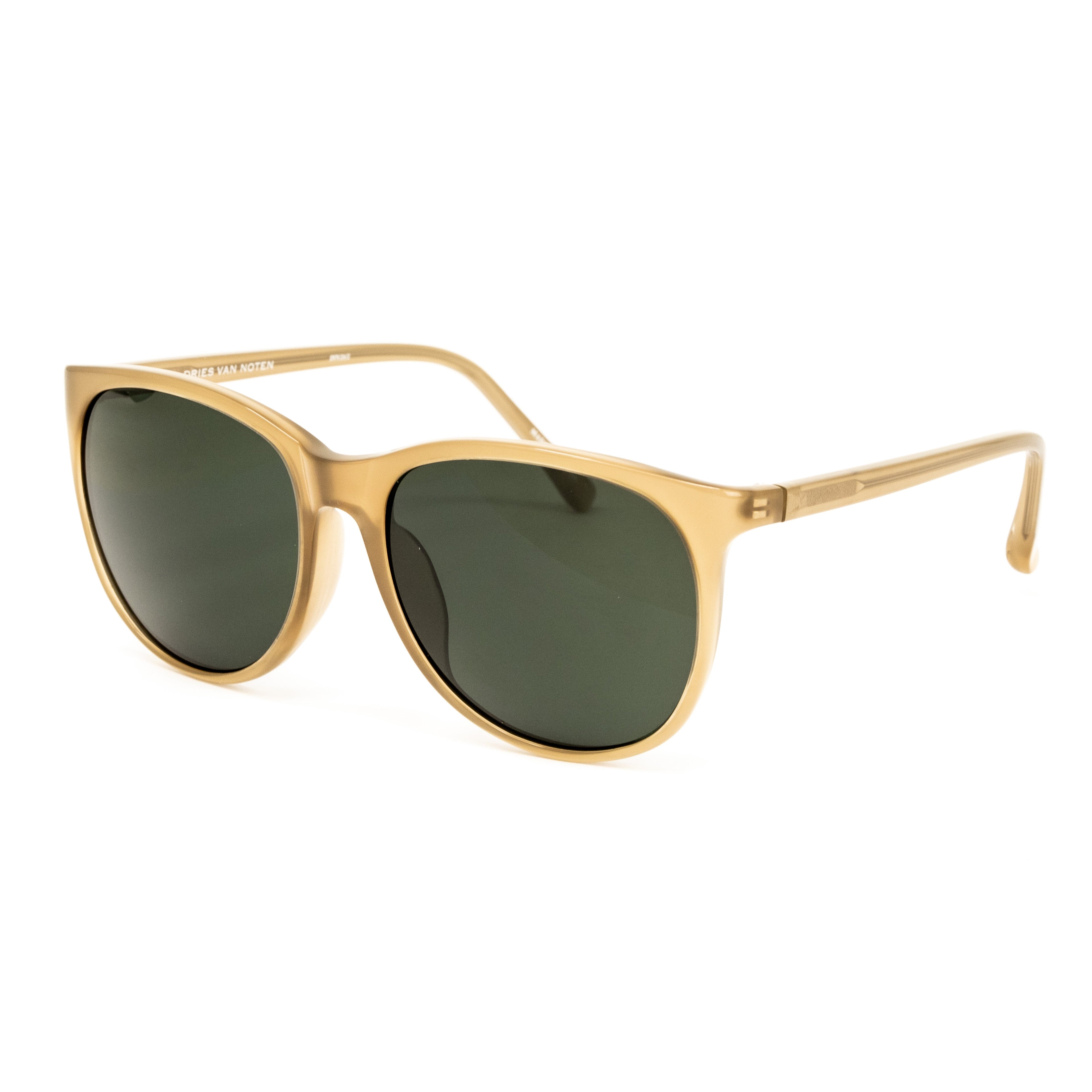 Dries Van Noten X Linda Farrow Brown Square Sunglasses