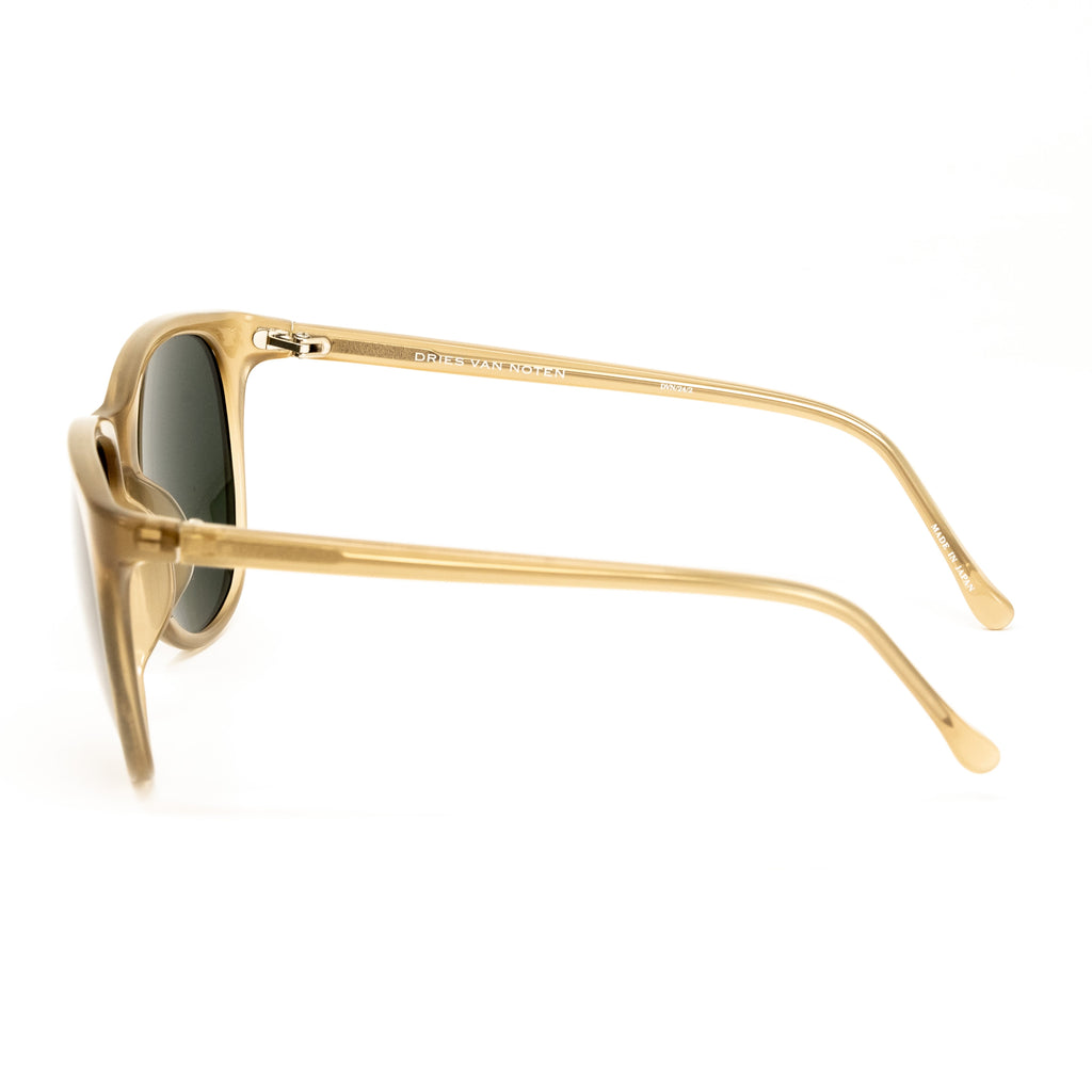 Dries Van Noten X Linda Farrow Brown Square Sunglasses