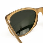 Dries Van Noten X Linda Farrow Brown Square Sunglasses