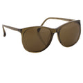 Dries Van Noten Unisex Square Brown Sunglasses