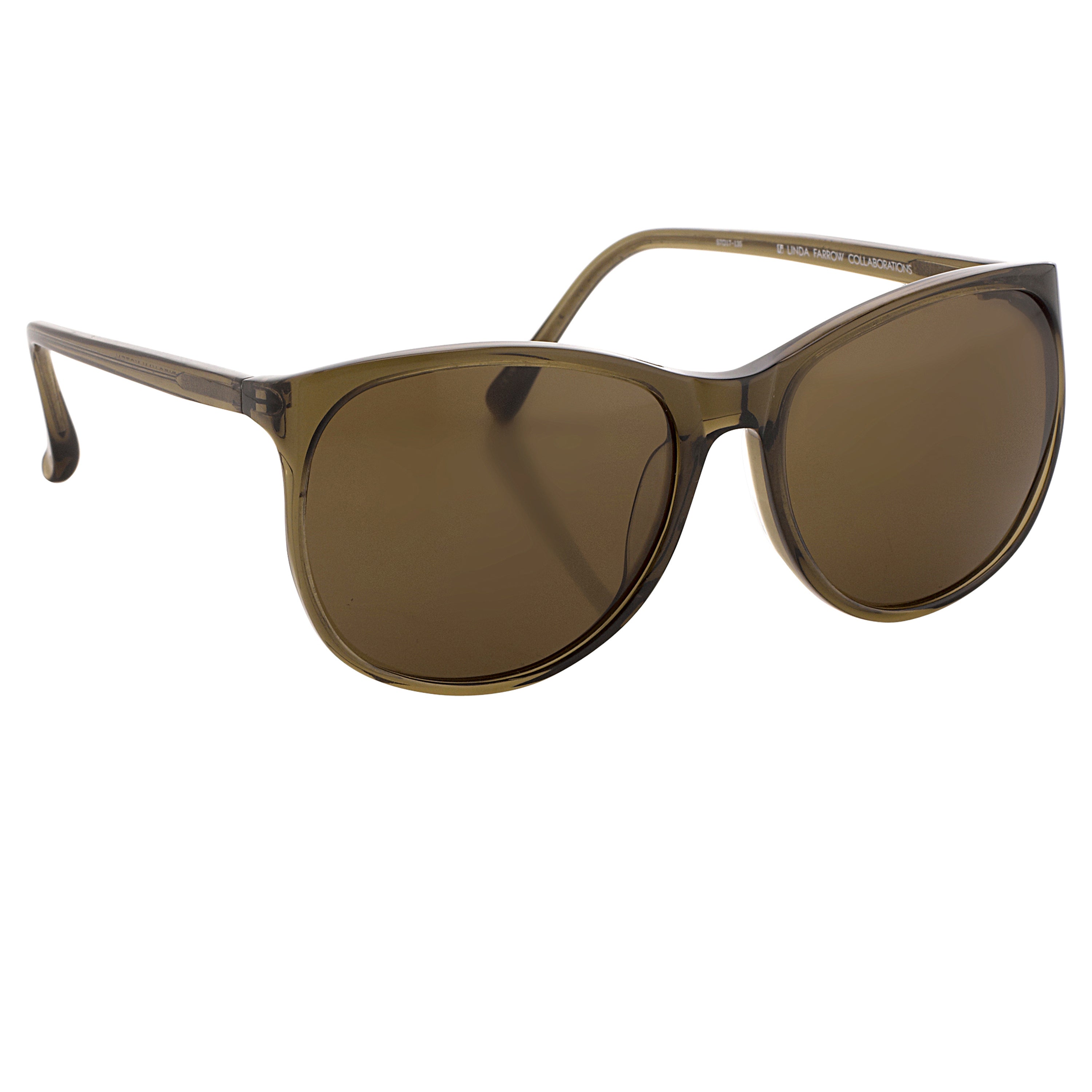 Dries Van Noten Unisex Square Brown Sunglasses