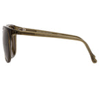 Dries Van Noten Unisex Square Brown Sunglasses