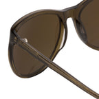 Dries Van Noten Unisex Square Brown Sunglasses