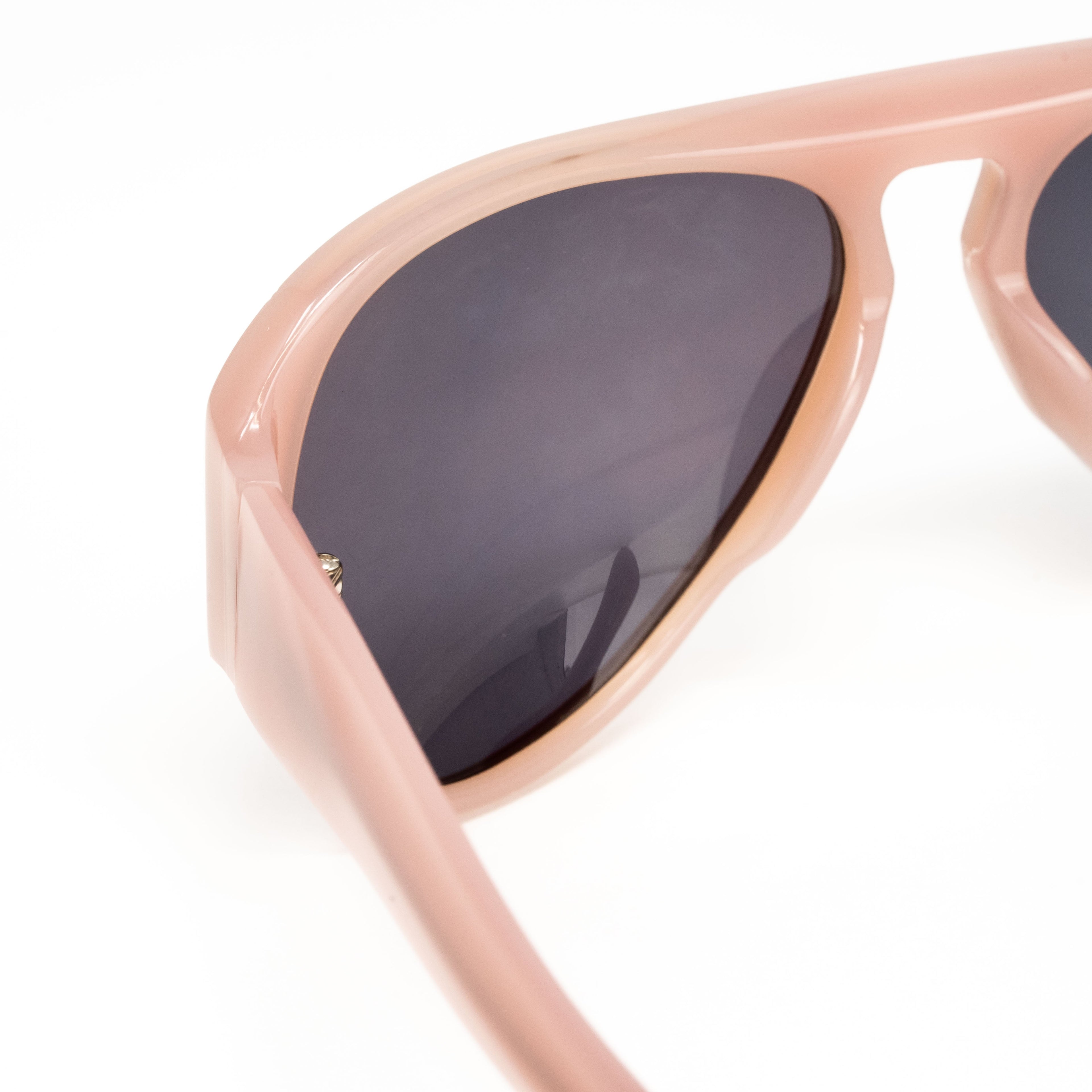 Dries Van Noten x Linda Farrow Pink Sunglasses