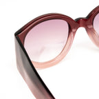 Dries Van Noten x Linda Farrow Burgundy Sunglasses