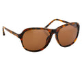 Dries Van Noten Unisex Square Brown Sunglasses