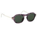 Dries Van Noten Unisex Oval Grey Sunglasses