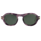 Dries Van Noten Unisex Oval Grey Sunglasses