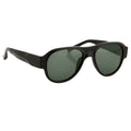Dries Van Noten Unisex Oversized Brown Sunglasses