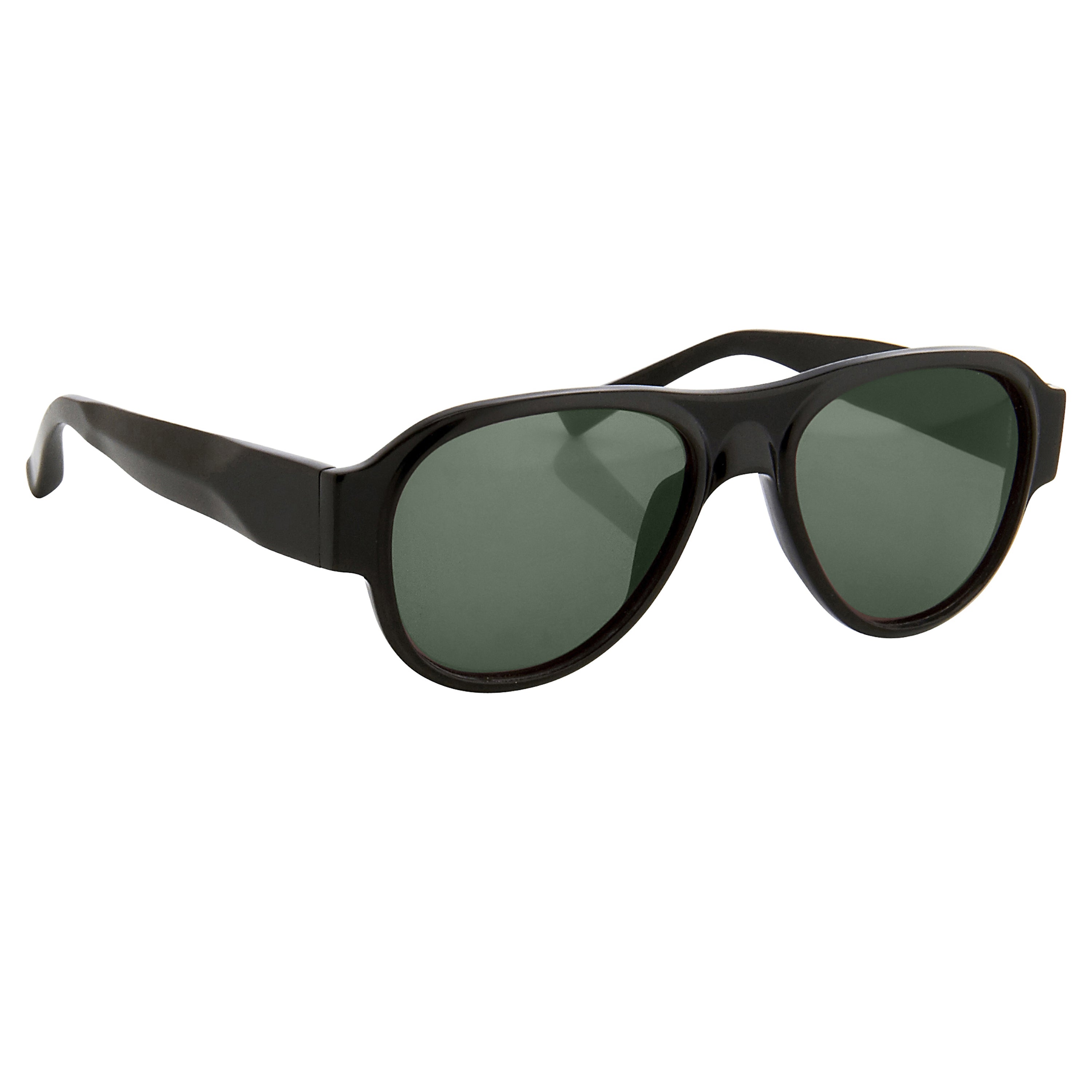 Dries Van Noten Unisex Oversized Brown Sunglasses