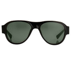 Dries Van Noten Unisex Oversized Brown Sunglasses