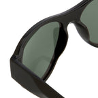 Dries Van Noten Unisex Oversized Brown Sunglasses