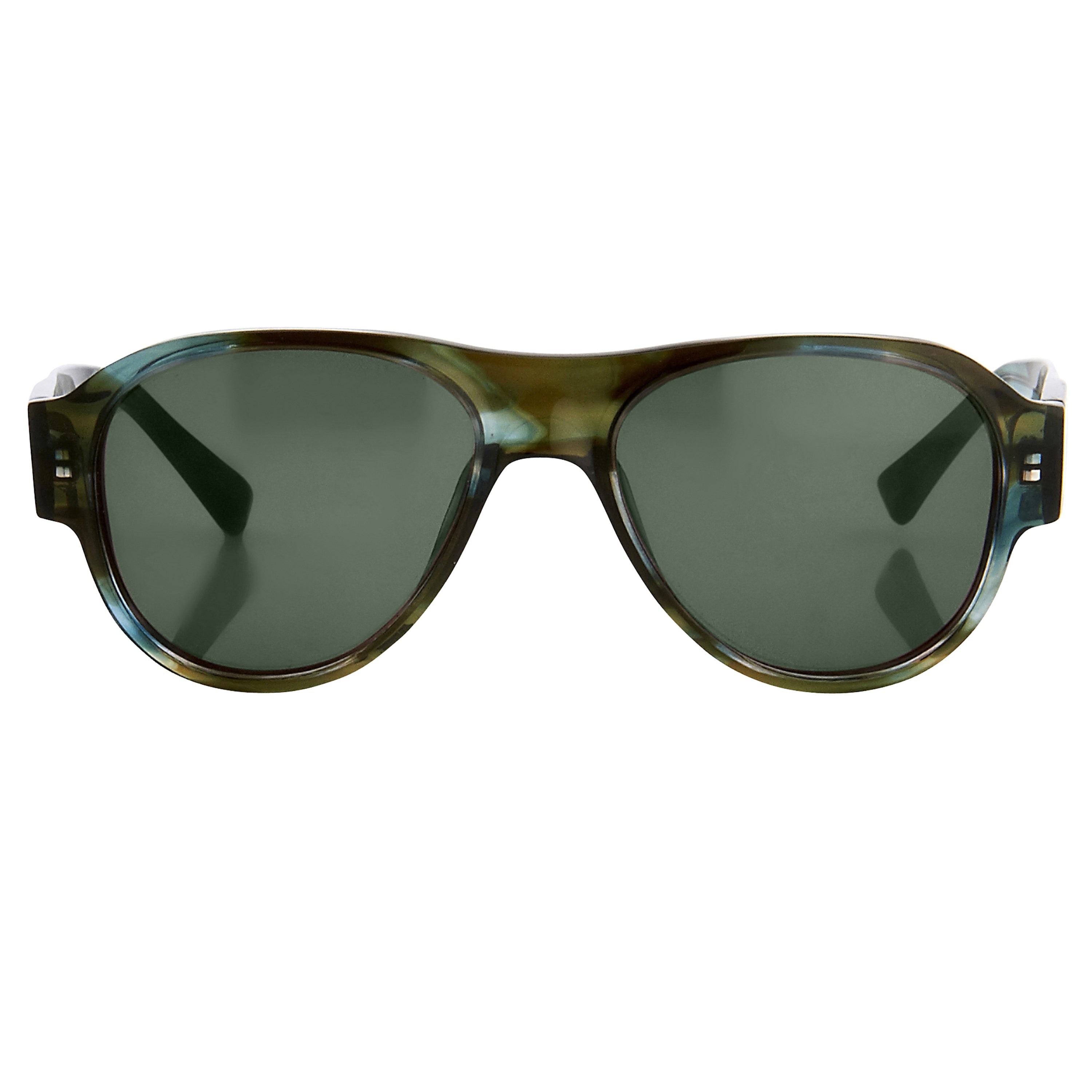Dries Van Noten Unisex Oversized Brown Sunglasses