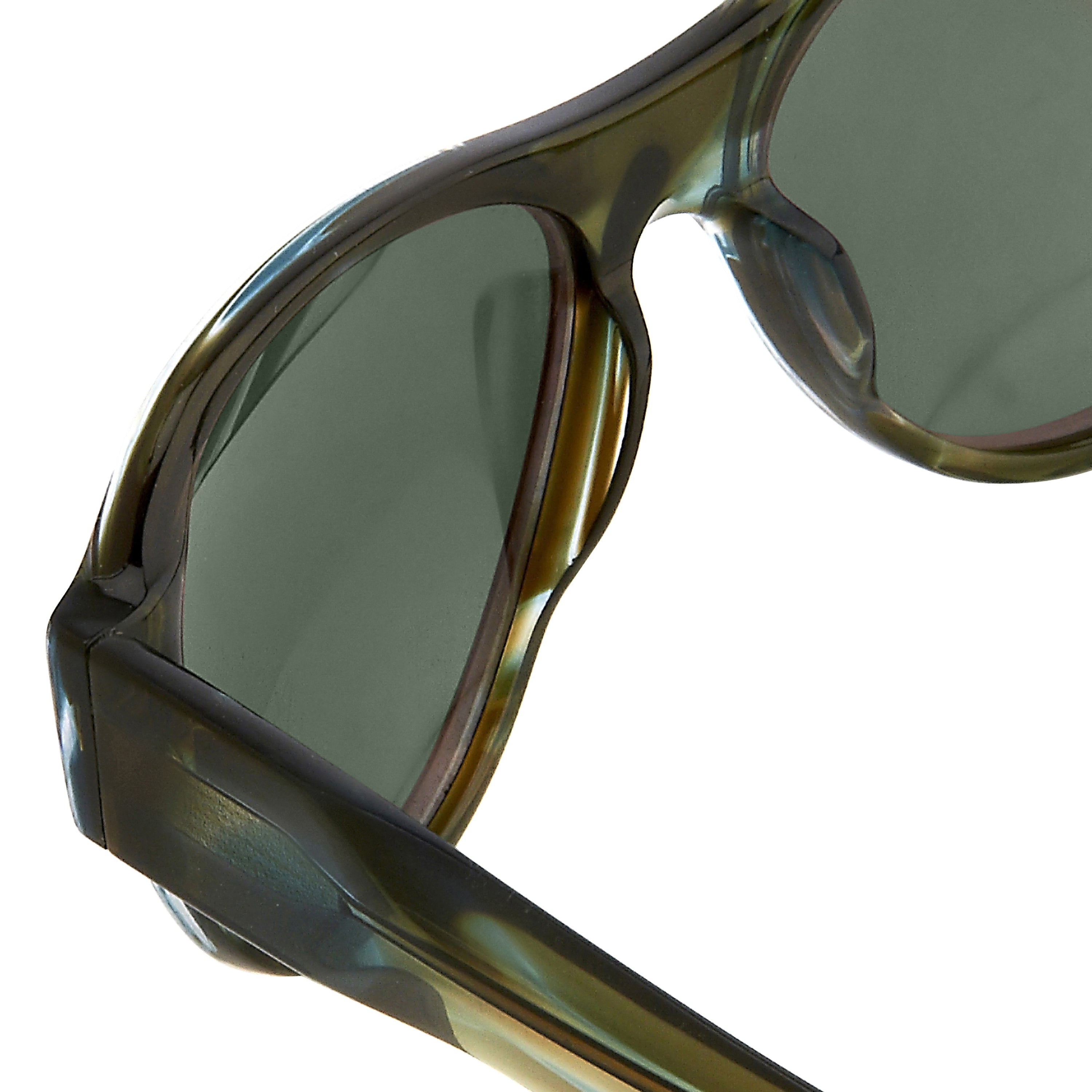Dries Van Noten Unisex Oversized Brown Sunglasses
