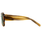 Dries Van Noten Unisex Oversized Brown Sunglasses