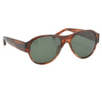 Dries Van Noten Unisex Oversized Grey Sunglasses