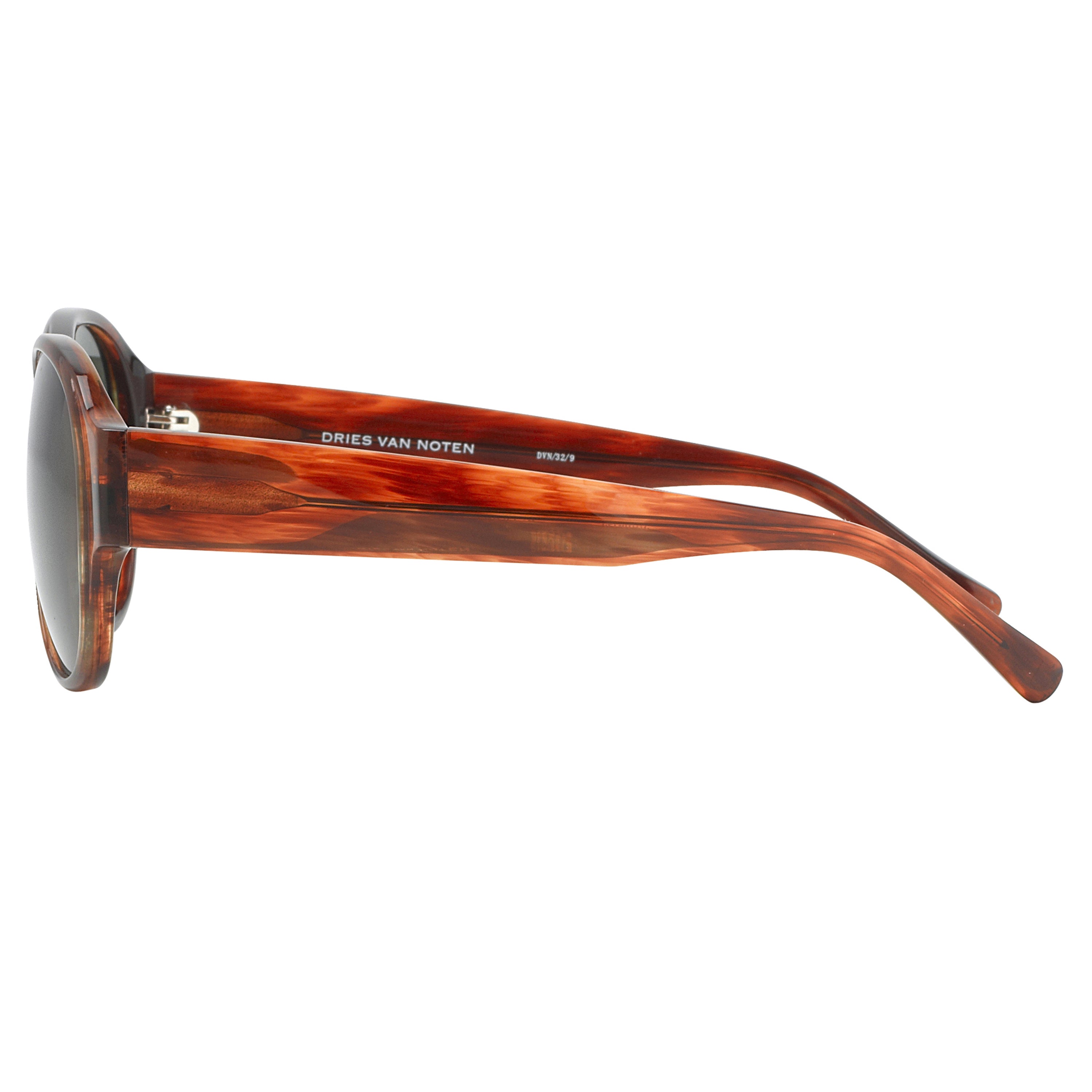 Dries Van Noten Unisex Oversized Grey Sunglasses