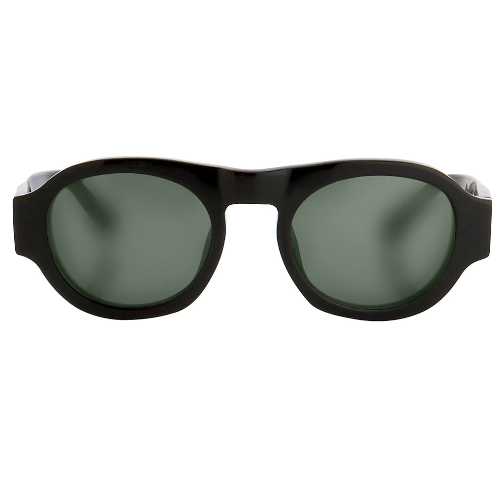 Dries Van Noten Unisex Round Brown Sunglasses