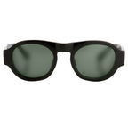 Dries Van Noten Unisex Round Brown Sunglasses