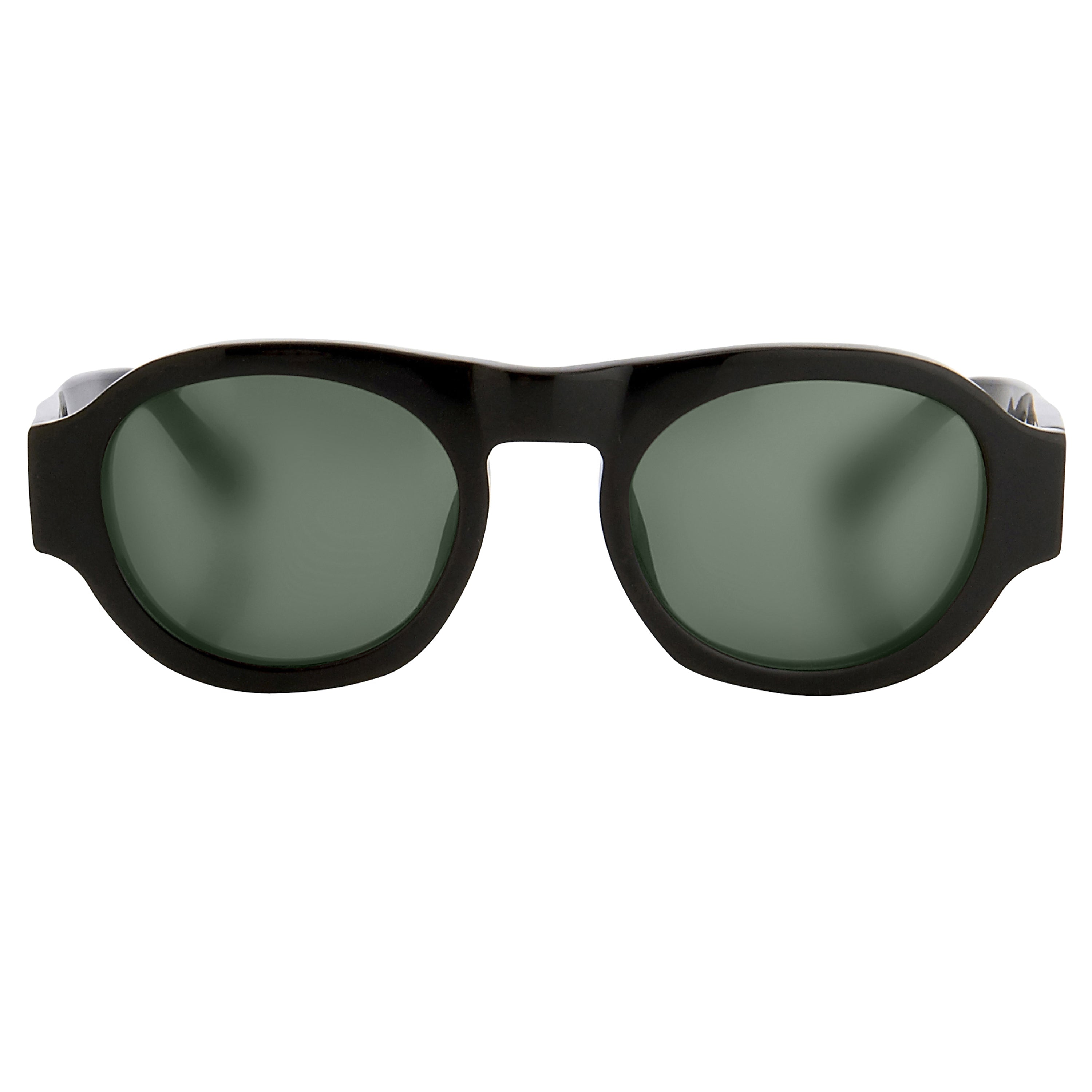Dries Van Noten Unisex Round Brown Sunglasses