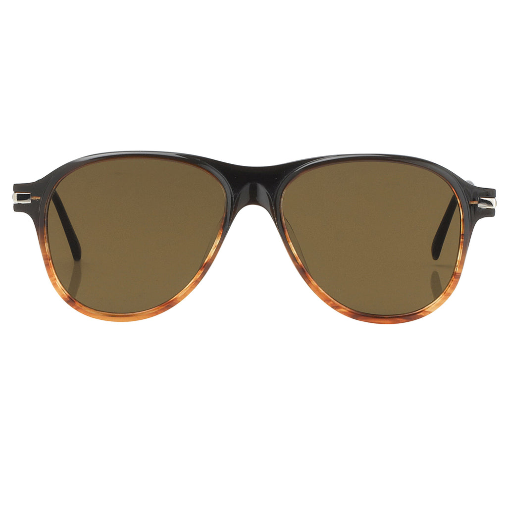 Dries Van Noten Unisex Round Brown Sunglasses