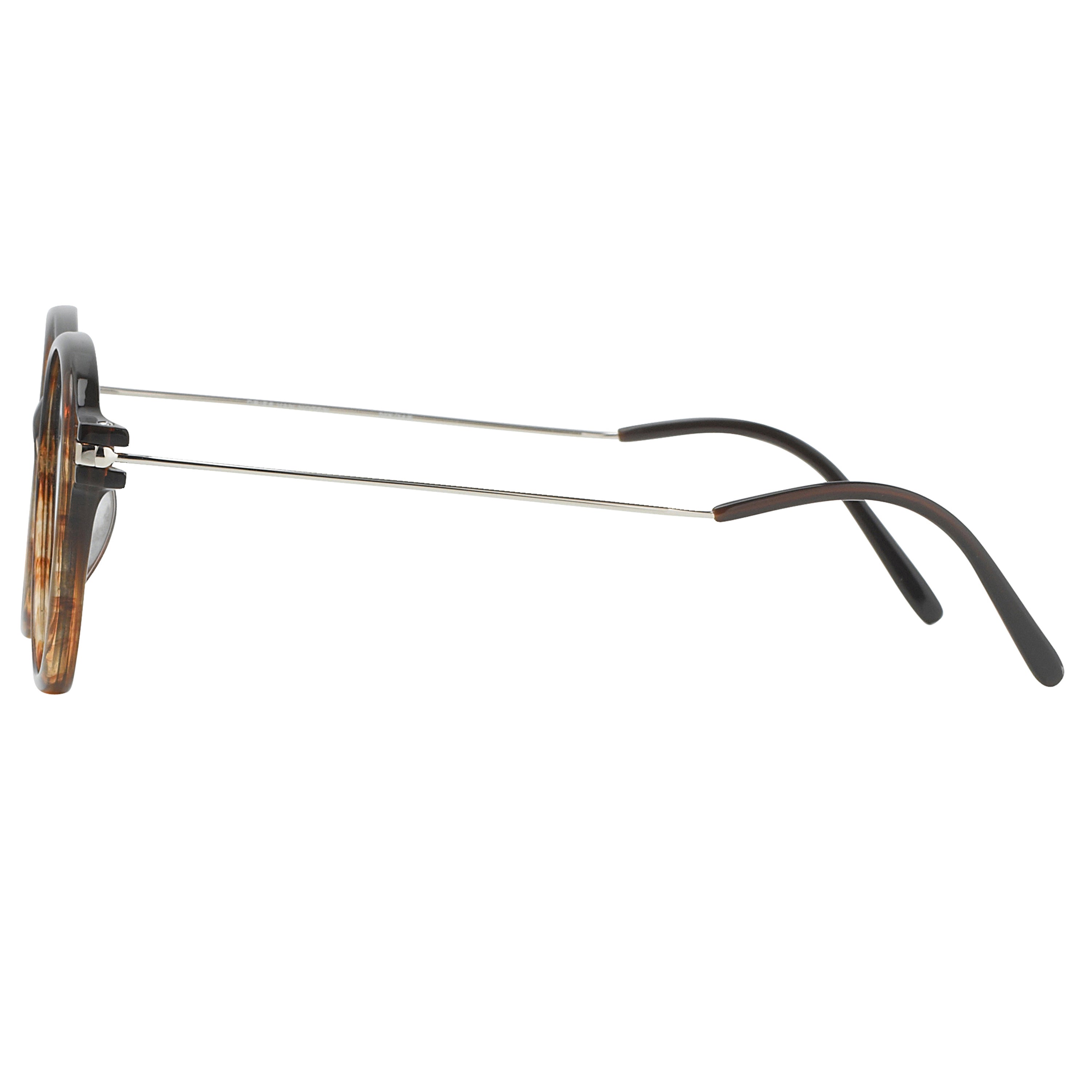 Dries Van Noten Unisex Round Brown Sunglasses