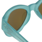 Dries Van Noten Unisex Oversized Brown Sunglasses