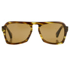 Dries Van Noten Unisex Square Yellow Sunglasses