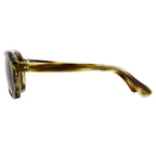 Dries Van Noten Unisex Square Yellow Sunglasses