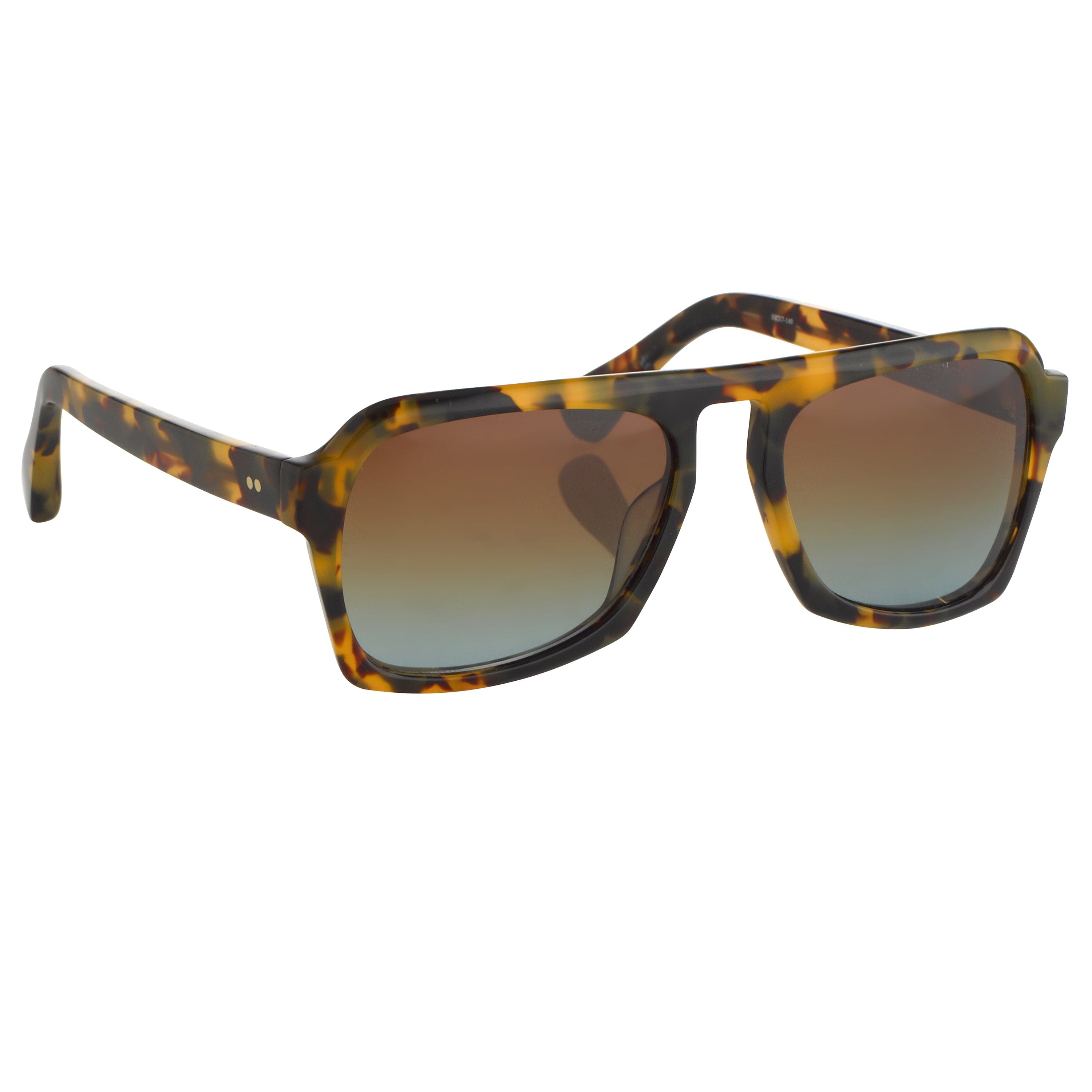 Dries Van Noten Unisex Square Grey Sunglasses