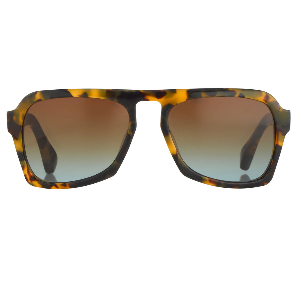 Dries Van Noten Unisex Square Grey Sunglasses