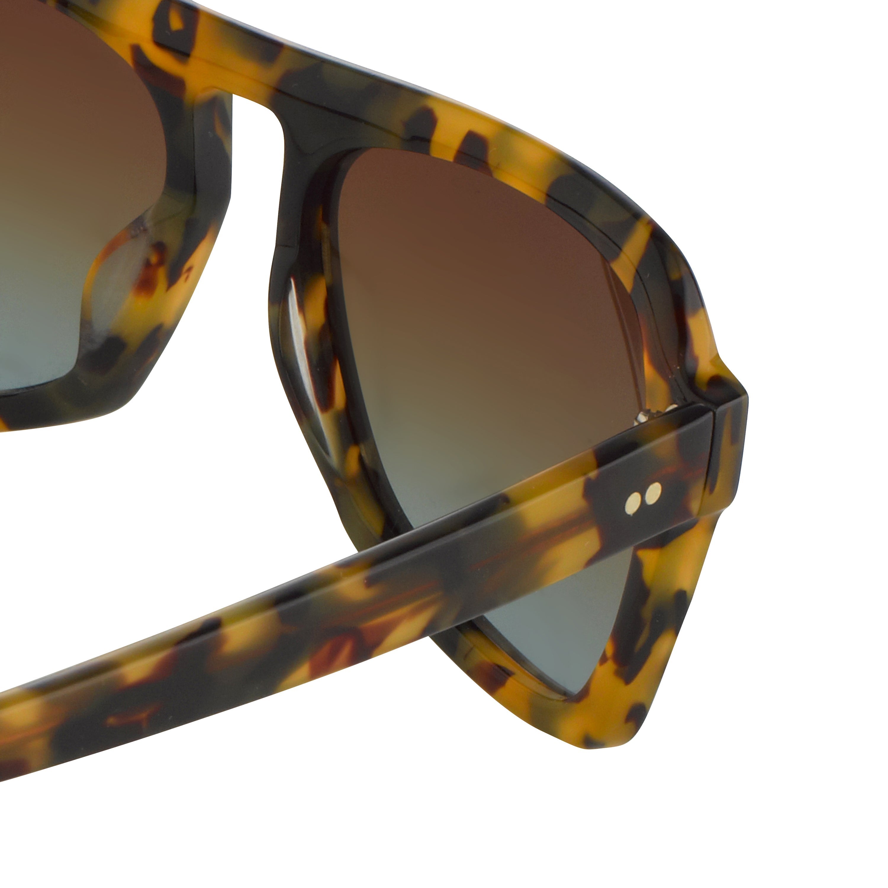 Dries Van Noten Unisex Square Grey Sunglasses