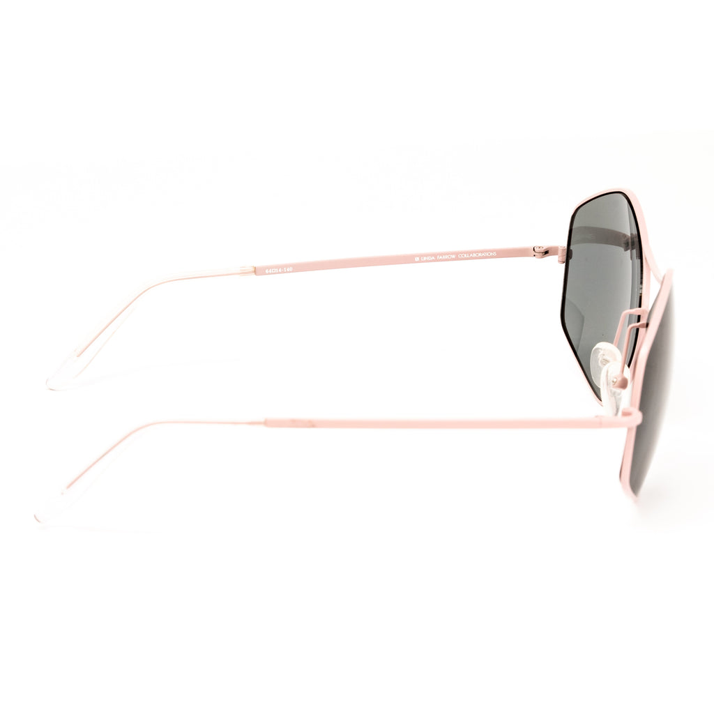 Dries Van Noten x Linda Farrow Pink Sunglasses