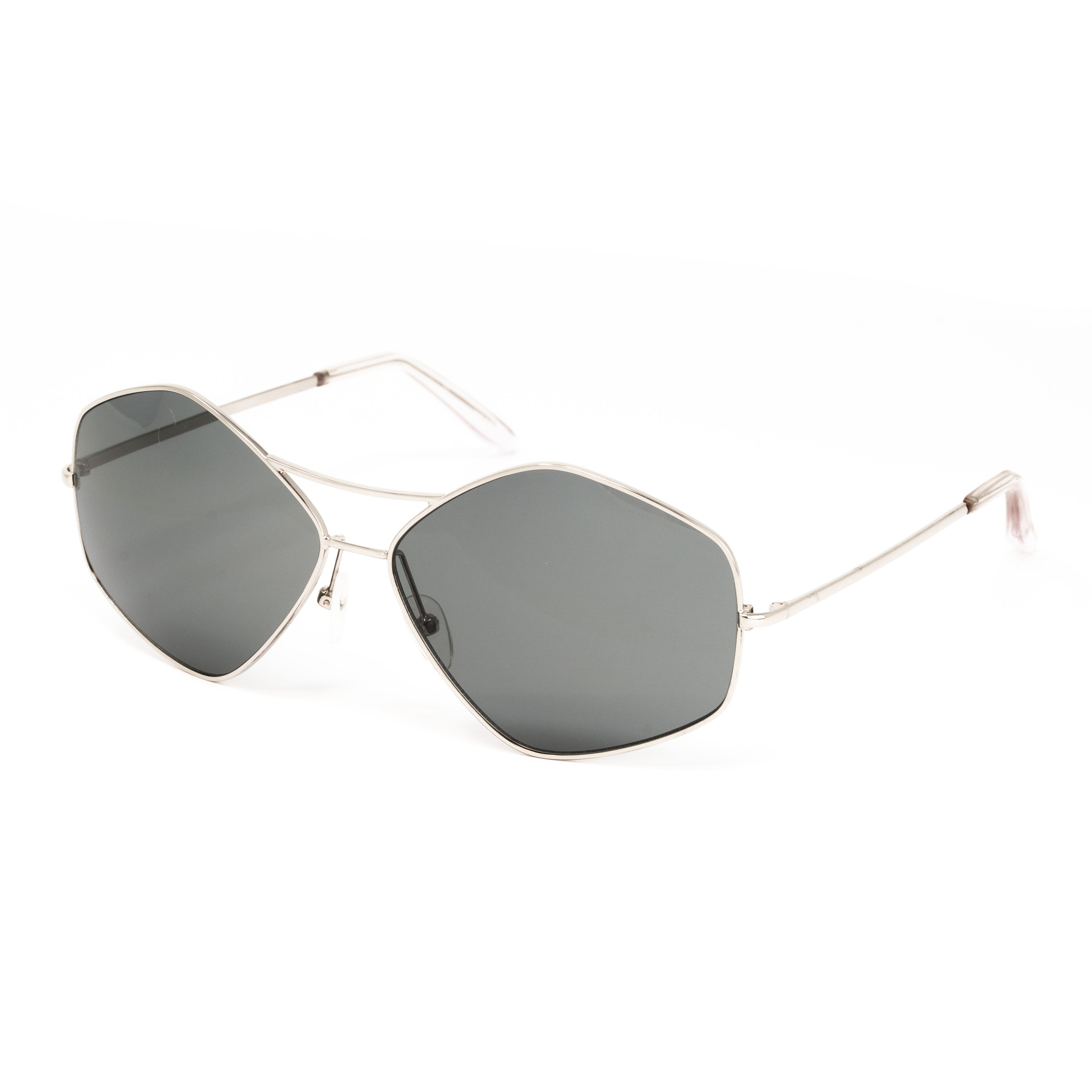 Dries Van Noten x Linda Farrow Silver Sunglasses