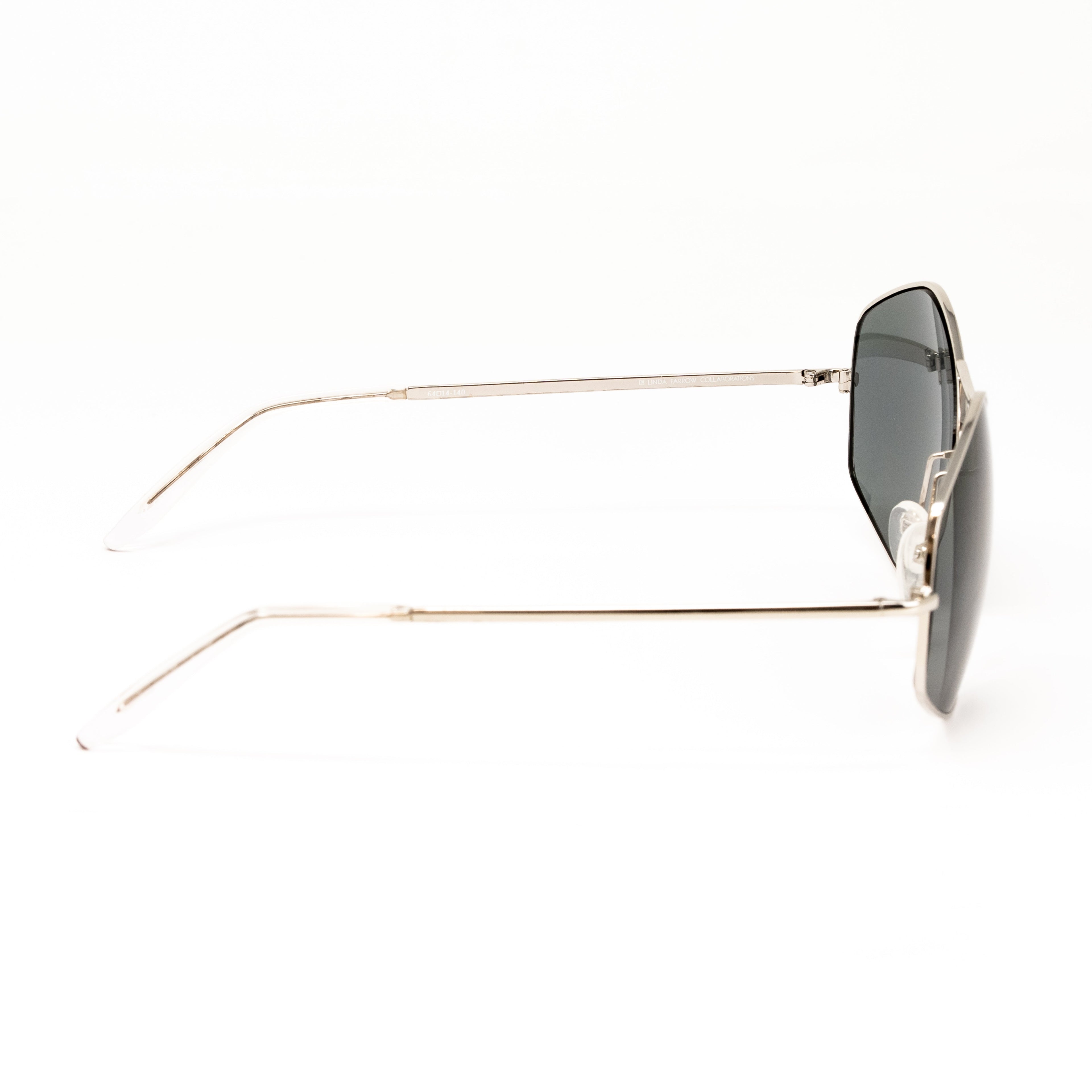 Dries Van Noten x Linda Farrow Silver Sunglasses