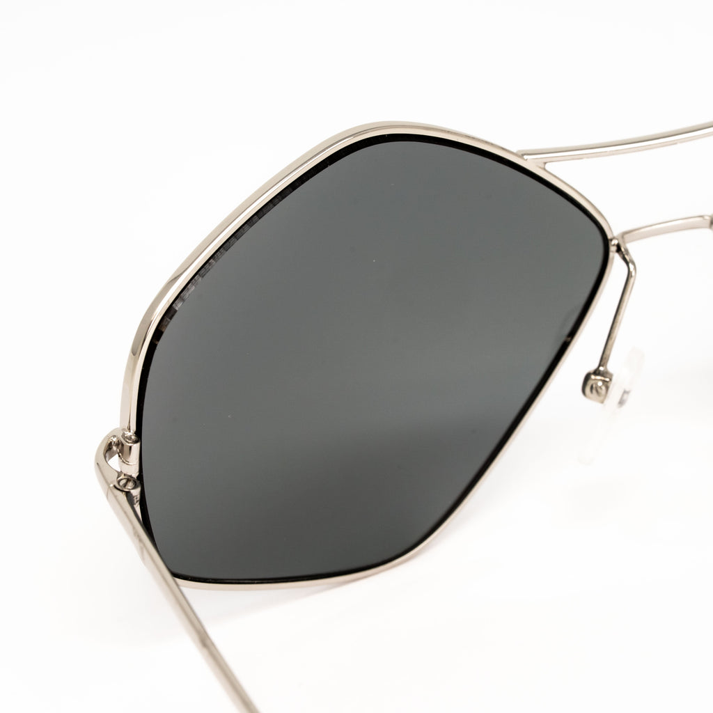 Dries Van Noten x Linda Farrow Silver Sunglasses
