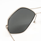 Dries Van Noten x Linda Farrow Silver Sunglasses