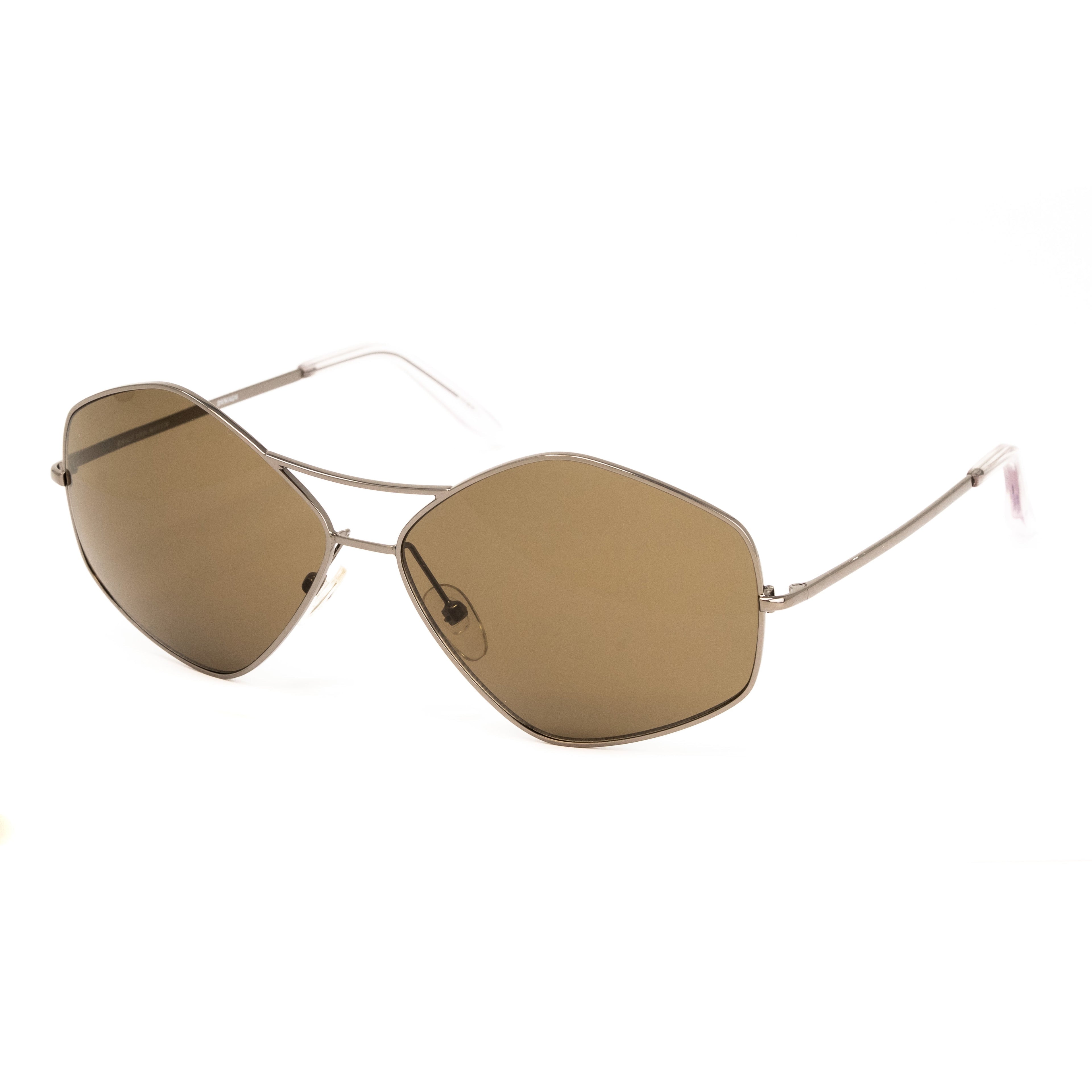Dries Van Noten x Linda Farrow Brown Sunglasses