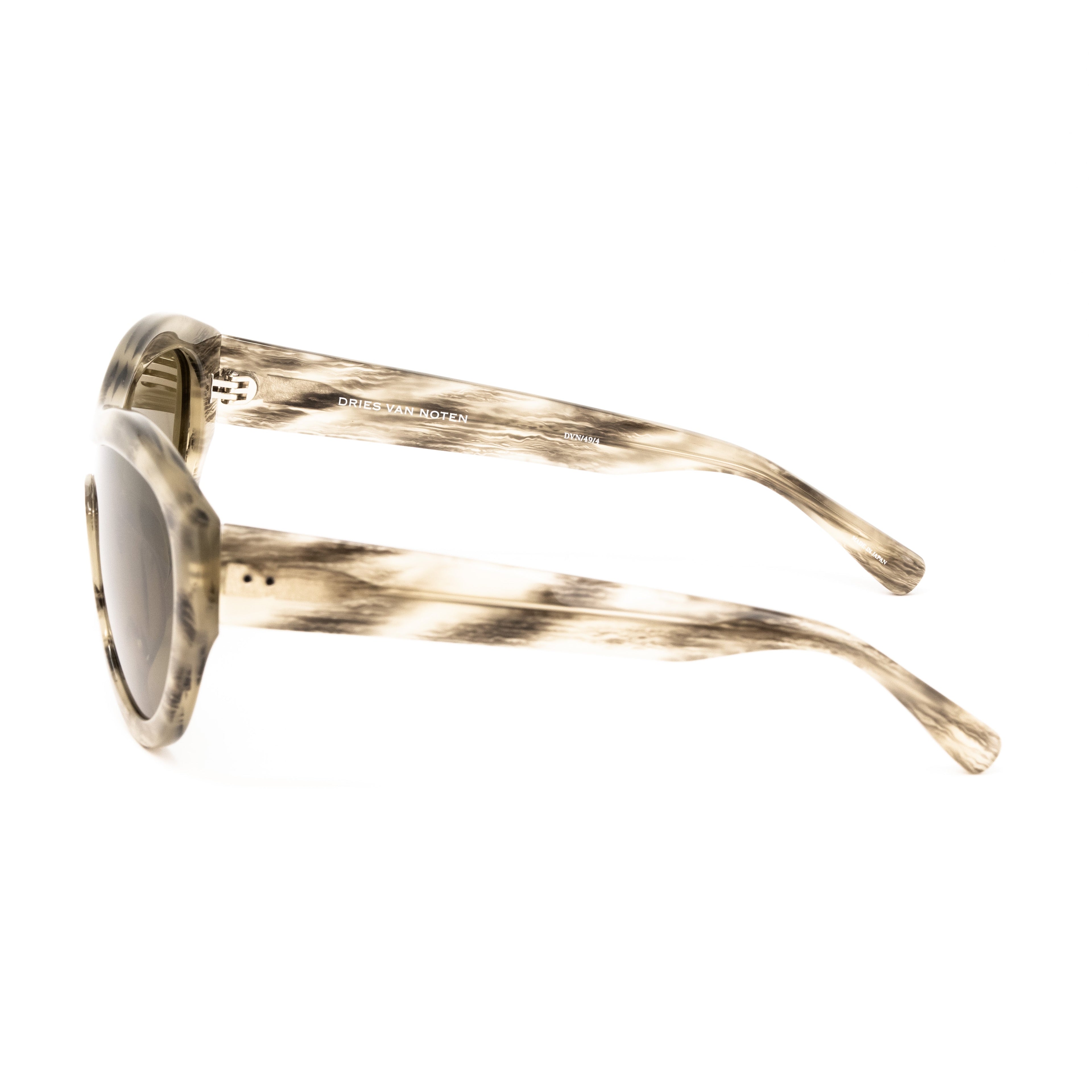 Dries Van Noten x Linda Farrow Horn Pattern Sunglasses