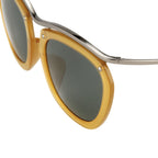 Dries Van Noten Ladies Round Grey Sunglasses
