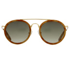 Dries Van Noten Unisex Aviator Grey Sunglasses