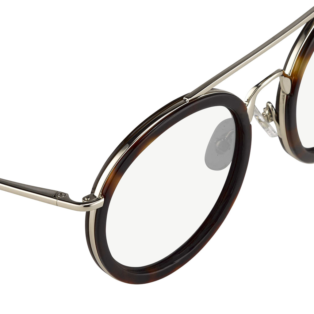Dries Van Noten Unisex Aviator Clear Sunglasses