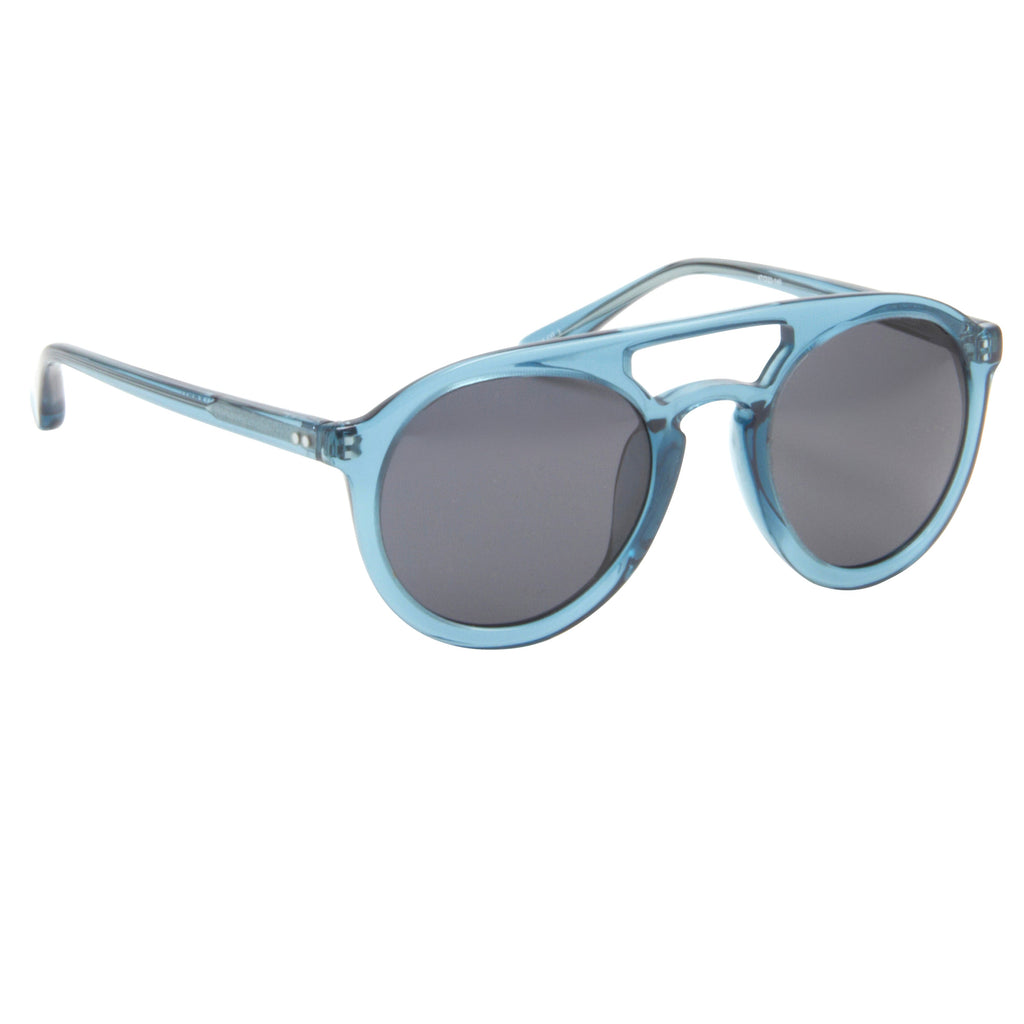 Dries Van Noten Unisex Round Grey Sunglasses